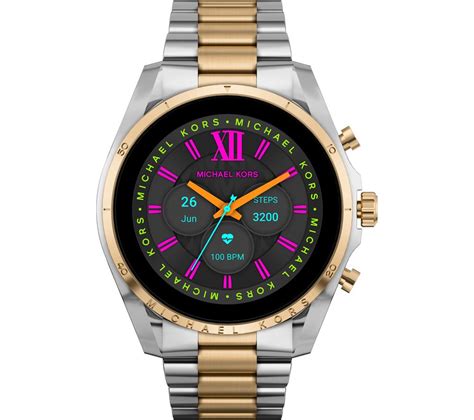 michael kors oversize men's bradshaw watch|Michael Kors gen 6 smartwatch.